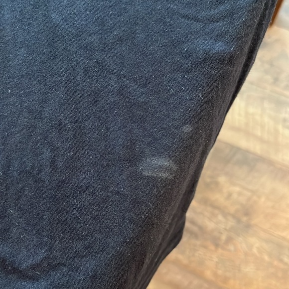 Nike Men's Black Tee with Yellow Swoosh - Picture 2 of 3